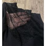 Victoria's Secret Victoria’s Secret Black Mini Dress Lacey Sleeveless Photo 2