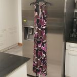 BCBGMAXAZRIA đź’•MANOUKIANđź’• Halter Top Maxi Dress ~ Purple Floral Print Small S NWT Photo 1