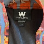 W By Worth  Multicolor Patterned‎ Vest Kimono Oversized Small Photo 3