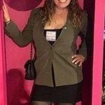 Imperfect Vintage blazer size 12p women’s Alex Garfield blazer shoulder pads Green Photo 1