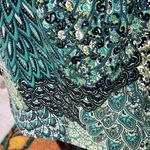 Connected Apparel Green Midi Dress Photo 4