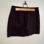 PacSun  Button Front Denim Mini Skirt Black Photo 7