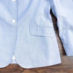 Brooks Brothers • pinpoint summer blazer pale blue oxford 100% cotton two button Photo 4