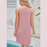 NWT Pink Sleeveless V Neck Swim Cover Up Photo 1