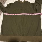 Hinge  women’s small‎ olive green bomber jacket Photo 4