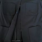 Weekend Max Mara Women’s Black Cropped Y2K 3/4 Length Sleeve Pocket Black Blazer Size XS Photo 5