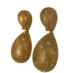 Christian Dior Vintage Dior 60s Gold Clip-On Earrings – Owned by Barbara Rush Photo 1