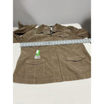 Woman’s Heritage Collection By Bass Tan Large Button Up Corduroy Shirt Jacket Photo 5