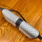 Liz Claiborne | Vintage 1984 Logo Coated Canvas and Leather Trim Crossbody Purse Photo 3