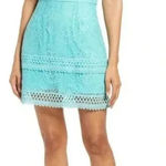 Adelyn Rae  GREEN LACE-UP SHORT SLEEVE ELEGANT DRESS SIZE M- NEW Photo 0