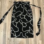 Who What Wear black high waist pencil skirt tie sz XS Photo 2