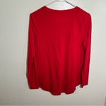 Isabel Maternity Santa Baby Holiday Graphic Long Sleeve Tee S Red Size undefined Photo 5