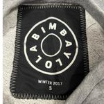 Bimba Y Lola Gray Green Leopard Graphic Crop Long Sleeve Sweatshirt Top Size S Photo 3