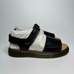 Dr. Martens  Romi Y Leather Velcro Sandals in Black Lamper Photo 5