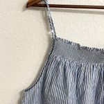 Old Navy NWT Womens Shirt Tank Blue White Stripe Adjustable Strap Size XXL Photo 4