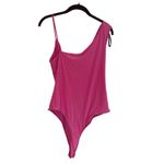 ALLSAINTS 21 Saints Shoulder Bodysuit Draped Cowl Neck Sleeveless Pink XL Photo 1