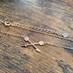 Best Friend Arrow Necklace Gold Photo 1