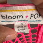 Bright neon pink netted back swim coverup or mini dress size small Photo 3