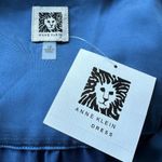 Anne Klein Blue Jay Washed Satin V-Neck Midi Dress Size 12 NWT Photo 11