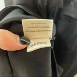 BCBGMAXAZRIA Black Silk Halter Top Small Photo 6