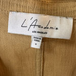 L'Academie Kaisi Romper Cotton Tie Waist Gauze Tan Khaki Utility Small EUC Photo 5