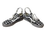 Vans  Old Skool Gingham Black White Low Top Casual Sneakers Women US 8‎ Grunge Photo 2
