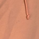 Adidas  Women's Pullover Hoodie Sweatshirt Cropped 100% Cotton Pink White Small Photo 1