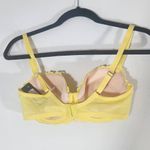 Frederick's of Hollywood Butter Yellow Balconette Bra Size 32D NWT Lingerie Show Photo 4