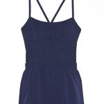 PINK - Victoria's Secret VS PINK Ultimate Runsie - Stylish Midnight Navy Blue Romper​ Photo 2