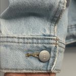 Isabel Maternity by Ingrid & Isabel Light Blue Denim Jacket Size L Photo 6