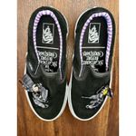 Vans x Disney Nightmare Before Christmas Slip Ons Size 4.5 Mens/6 Women's EUC!!! Black Photo 3