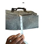 Kipling Blue Jean Faux Denim Y2K Alpha Shoulder Bag Vintage w/Faux Fur Trim Photo 3