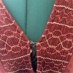 Free People Samantha Embroidered Puff Sleeve Button Front Maxi Dress Medium Photo 6