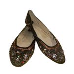 ✨Tribeca Jade Black Satin & Sequin Ballet Flats Sz 7.5✨ Black Photo 0