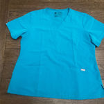 FIGS  Casma teal Blue Scrub Top po 1546 size xl Photo 0