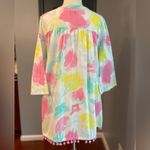 Mud Pie  Colorful Abstract Swim Cover Tunic Top Photo 3