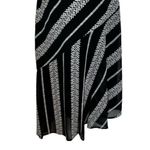 Donna Karan New York Black/White Texture Asymmetrical Hem Dress EUC 6 Photo 4
