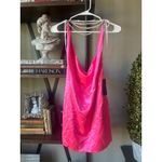 retrofete Francesca Satin Mini Dress Hyper Pink Womens Size Small Photo 4