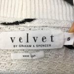 Velvet By Graham And Spencer White Striped Cardigan Photo 4