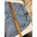 ZARA High Waisted Denim Jeans Paperbag Waist Straight Leg Women S Photo 9