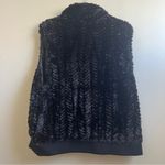 Alfred Dunner  black faux fur vest Size L Photo 3