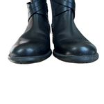 Clarks Cheshuntbe GTX black leather waterproof ankle biker boots size zip 6 1/2 Photo 3
