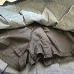 Cider Womens size Large Denim Ruffle Hem Micro Mini Skort Skirt Photo 4