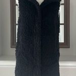 Theory Visterna B. Faux-Fur Vest Black, Size S Retail $395 (Excellent Condition) Photo 4