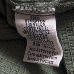 Flower & Feather Green Crepe Embroidered Blouse Peasant Boho Milk Maid 2XL Size undefined Photo 7