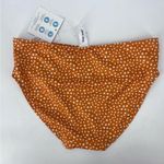 Lime Ricki  orange polka‎ dot swim bottoms size medium NWT Photo 2