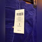 Chico's Chico’s Womens Dark Purple Rapture Ultimate Fit Slim Leg Regular Corduroy Size 1 Photo 2
