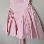 House Of CB  'Florianne' Soft Peach‎ Bow Mini Dress size L D-DD Tall Photo 5