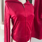 Juicy Couture  Red Velour Tracksuit size large Photo 3