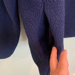 Lands' End  Women’s XL Extra Large Red & Blue Fair Isle Crewneck Fleece Sweater Photo 3